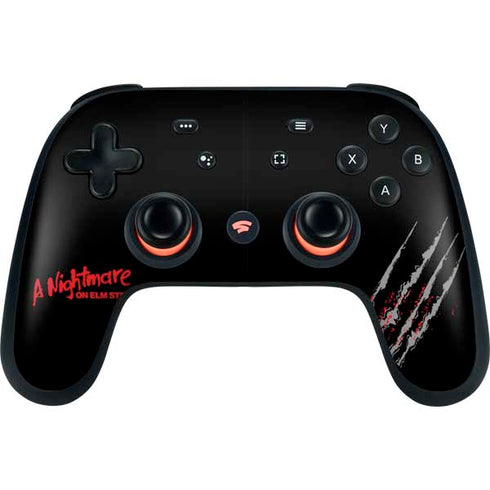 Nightmare on Elm Street Freddy Krueger Slash Google Stadia Controller Skin