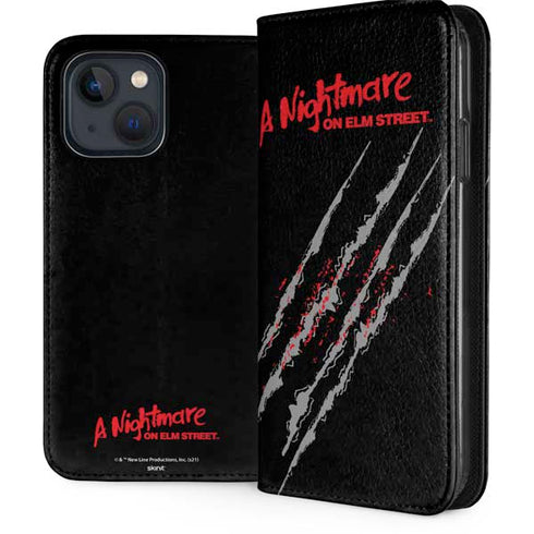 Nightmare on Elm Street Freddy Krueger Slash iPhone 15 Plus Folio Case
