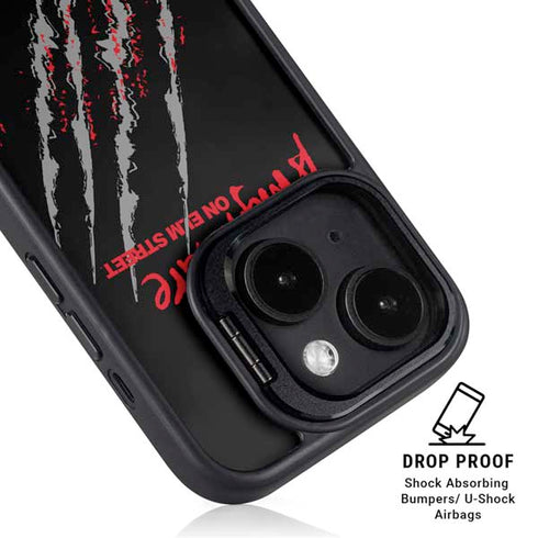 Nightmare on Elm Street Freddy Krueger Slash iPhone 15 Plus Kickstand Case