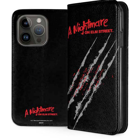Nightmare on Elm Street Freddy Krueger Slash iPhone 15 Pro Folio Case