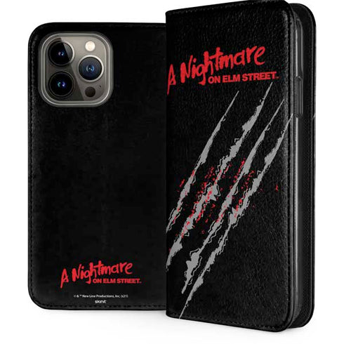 Nightmare on Elm Street Freddy Krueger Slash iPhone 15 Pro Max Folio Case