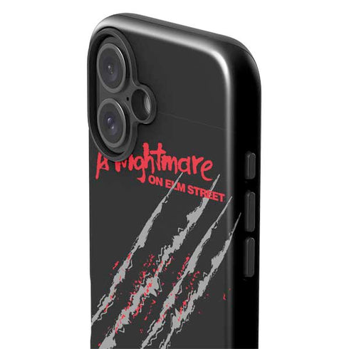 Nightmare on Elm Street Freddy Krueger Slash iPhone 16 Impact Case