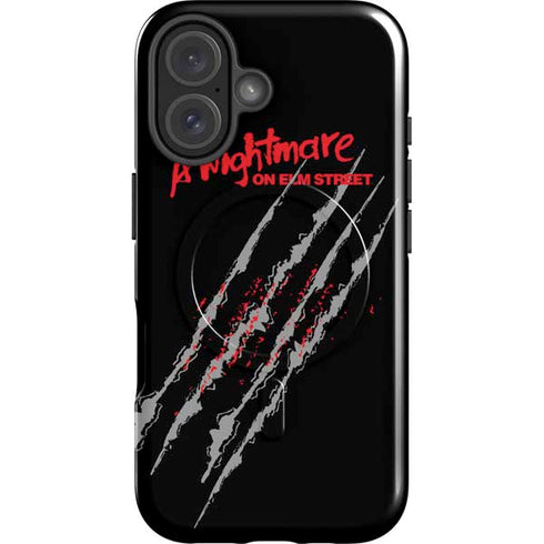 Nightmare on Elm Street Freddy Krueger Slash iPhone 16 Magsafe Impact Case