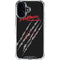 Nightmare on Elm Street Freddy Krueger Slash iPhone 16 Plus Clear Case