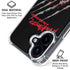 Nightmare on Elm Street Freddy Krueger Slash iPhone 16 Plus Clear Case
