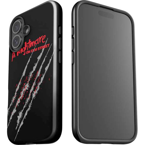 Nightmare on Elm Street Freddy Krueger Slash iPhone 16 Plus Impact Case
