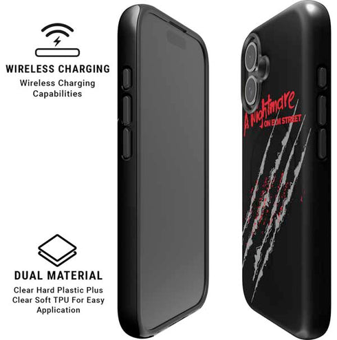 Nightmare on Elm Street Freddy Krueger Slash iPhone 16 Plus Magsafe Impact Case