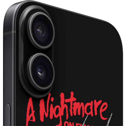 Nightmare on Elm Street Freddy Krueger Slash iPhone 16 Plus Skin