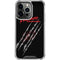Nightmare on Elm Street Freddy Krueger Slash iPhone 16 Pro Max Clear Case