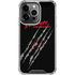 Nightmare on Elm Street Freddy Krueger Slash iPhone 16 Pro Max Clear Case
