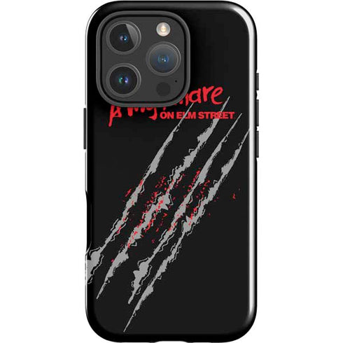 Nightmare on Elm Street Freddy Krueger Slash iPhone 16 Pro Max Impact Case