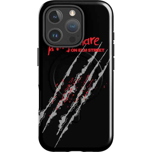 Nightmare on Elm Street Freddy Krueger Slash iPhone 16 Pro Max Magsafe Impact Case