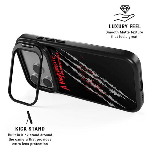 Nightmare on Elm Street Freddy Krueger Slash iPhone 17 Pro Max Kickstand Case
