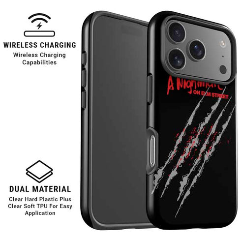 Nightmare on Elm Street Freddy Krueger Slash iPhone 17 Pro Max Magsafe Impact Case