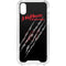 Nightmare on Elm Street Freddy Krueger Slash iPhone XS Clear Case