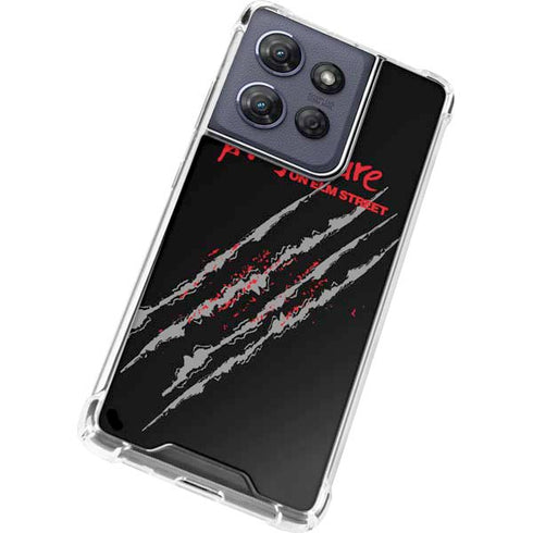 Nightmare on Elm Street Freddy Krueger Slash Moto G Play 5G (2025) Clear Case