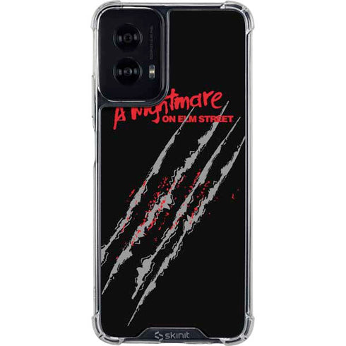 Nightmare on Elm Street Freddy Krueger Slash Moto G Power 5G (2024) Clear Case