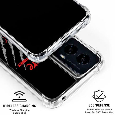 Nightmare on Elm Street Freddy Krueger Slash Moto G Power 5G (2024) Clear Case