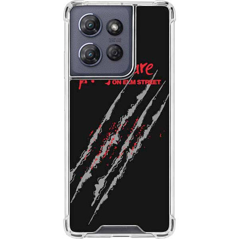 Nightmare on Elm Street Freddy Krueger Slash Moto G Stylus 5G (2025) Clear Case