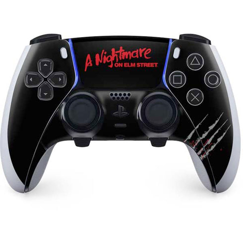 Nightmare on Elm Street Freddy Krueger Slash PS5 DualSense Edge Pro Controller Skin