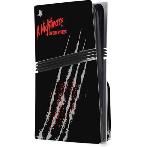 Nightmare on Elm Street Freddy Krueger Slash PS5 Pro Disk Console Skin