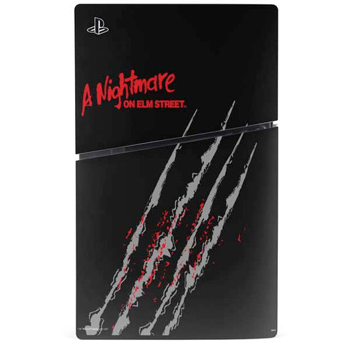 Nightmare on Elm Street Freddy Krueger Slash PS5 Slim Digital Edition Console Skin