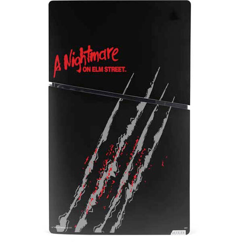 Nightmare on Elm Street Freddy Krueger Slash PS5 Slim Digital Edition Console Skin