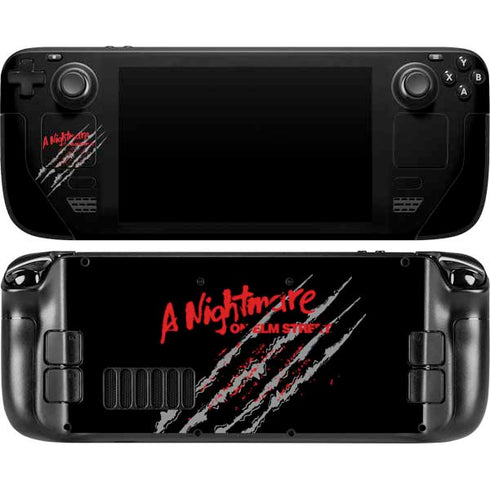 Nightmare on Elm Street Freddy Krueger Slash Steam Deck Handheld Gaming Computer Skin