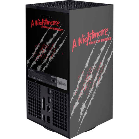 Nightmare on Elm Street Freddy Krueger Slash XBox Series X Digital Edition Console Skin