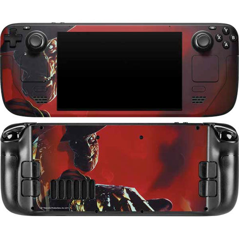 Nightmare on Elm Street Freddy Krueger Steam Deck Handheld Gaming Computer OLED Skin