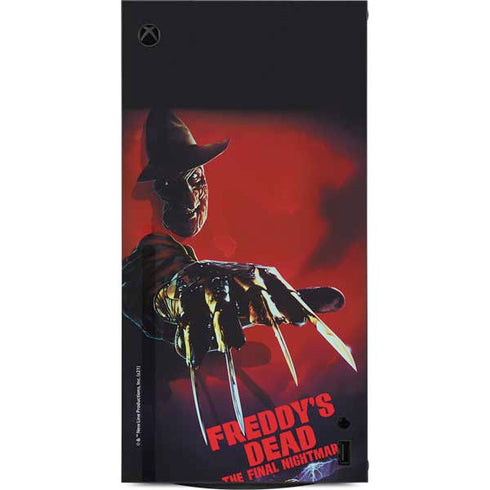 Nightmare on Elm Street Freddy Krueger XBox Series X Digital Edition Console Skin