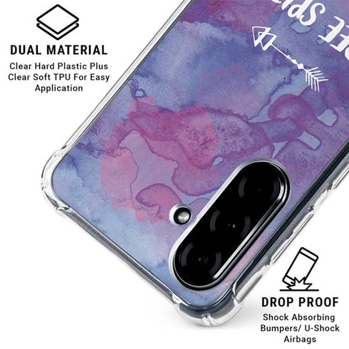 Free Spirit Galaxy A36 5G Clear Case