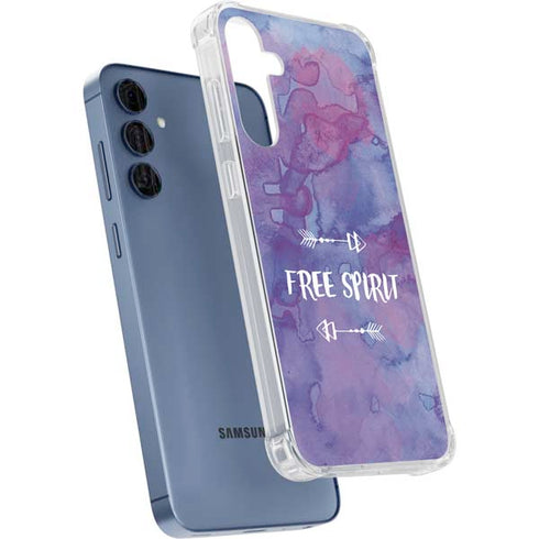 Free Spirit Galaxy A55 5G Clear Case
