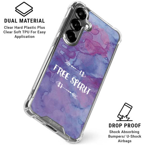Free Spirit Galaxy S26 Clear Case