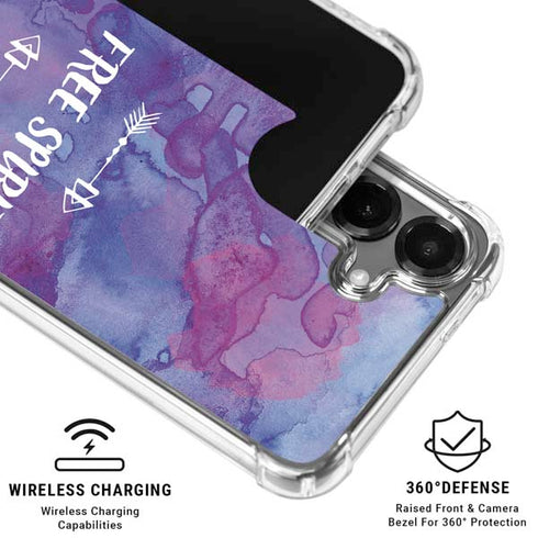 Free Spirit Galaxy S26 Plus Clear Case
