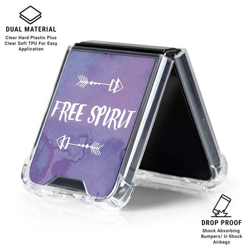 Free Spirit Galaxy Z Flip6 Clear Case