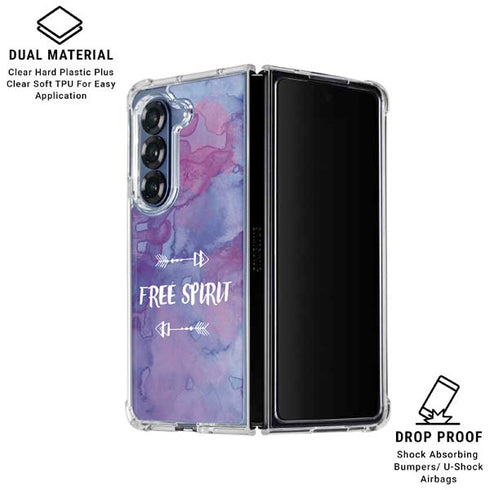 Free Spirit Galaxy Z Fold6 Clear Case