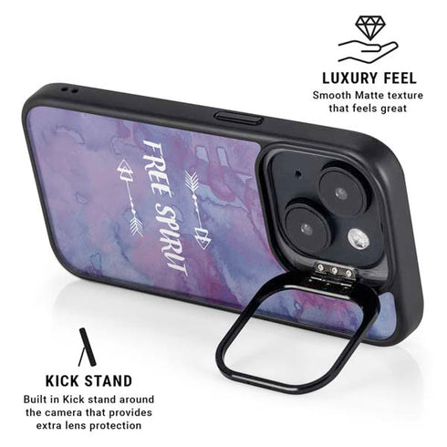Free Spirit iPhone 15 Kickstand Case