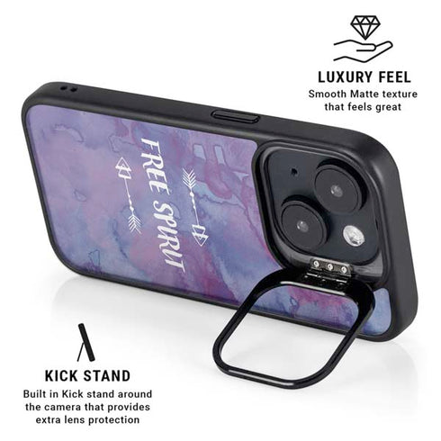 Free Spirit iPhone 15 Plus Kickstand Case