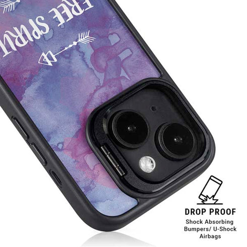 Free Spirit iPhone 15 Plus Kickstand Case