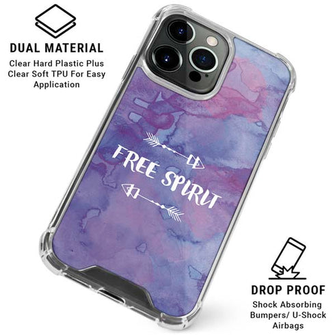 Free Spirit iPhone 16 Pro Max Clear Case