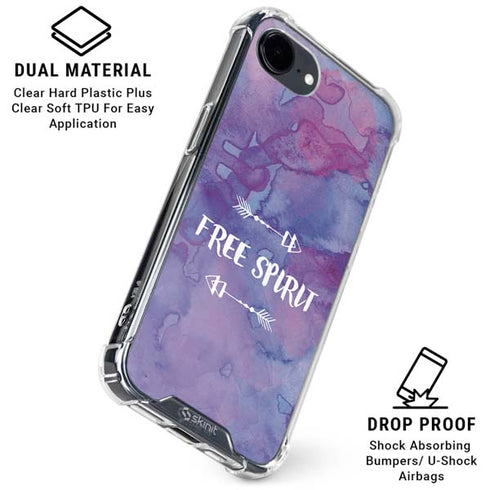 Free Spirit iPhone 16e Clear Case