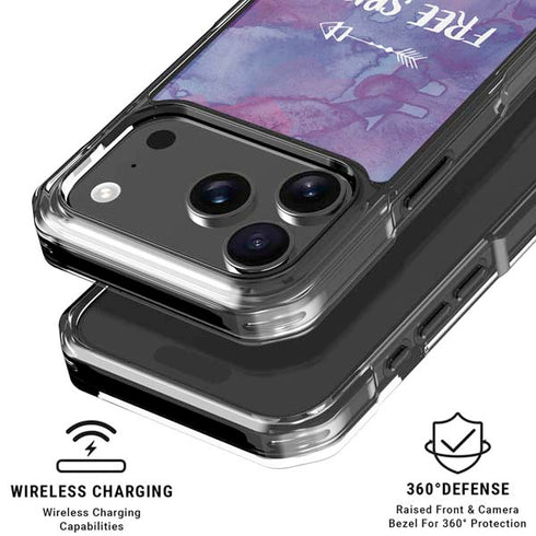 Free Spirit iPhone 18 Pro Clear Case