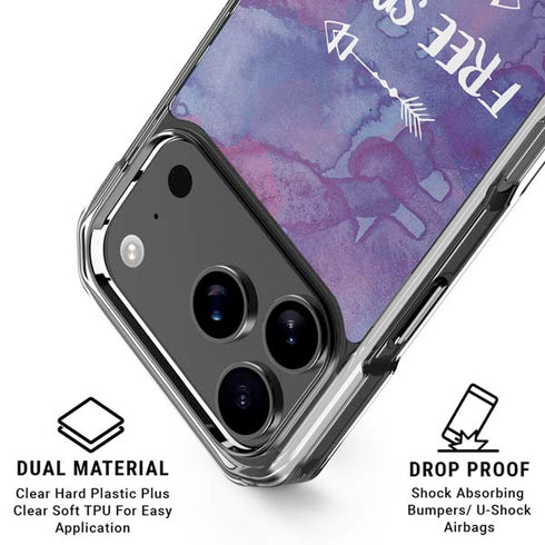 Free Spirit iPhone 18 Pro Clear Case