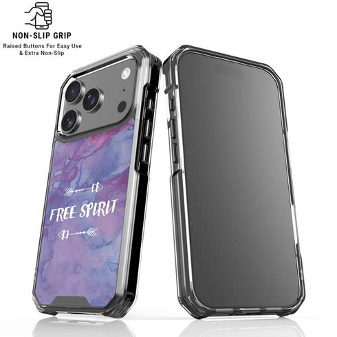 Free Spirit iPhone 18 Pro Clear Case