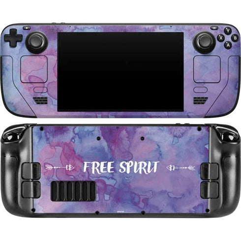 Free Spirit Steam Deck Handheld Gaming Computer OLED Skin