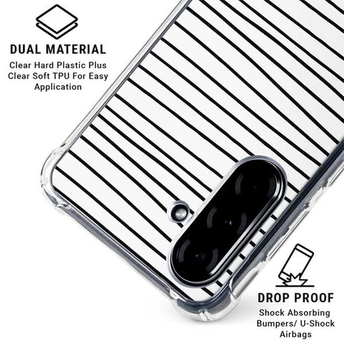 Freehand Stripes Galaxy A36 5G Clear Case