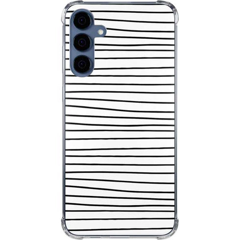 Freehand Stripes Galaxy A55 5G Clear Case
