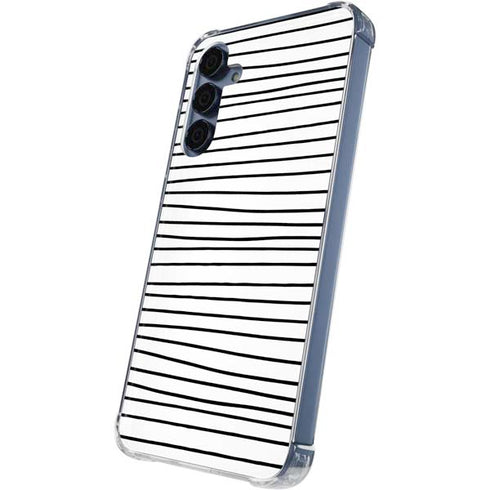 Freehand Stripes Galaxy A55 5G Clear Case