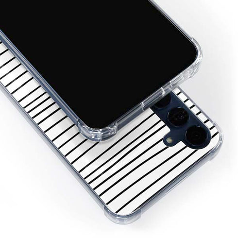 Freehand Stripes Galaxy A55 5G Clear Case